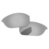 Oakley Lenslog Silver Chrome Replacement Lenses For-Oakley Half Jacket 2.0