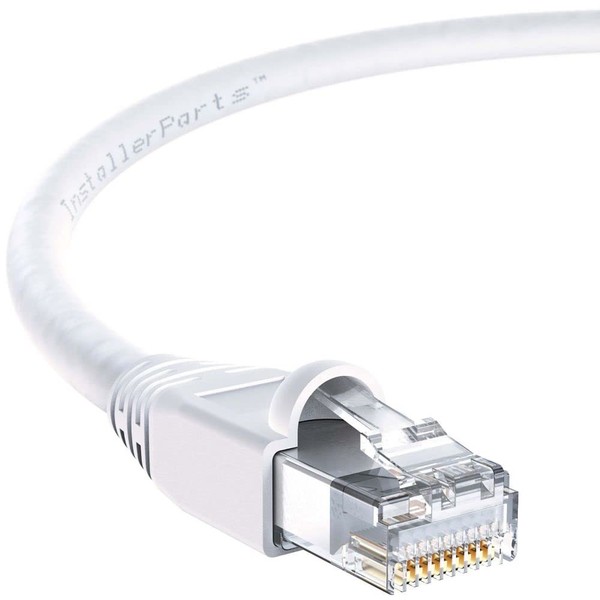 InstallerParts (5 Pack Ethernet Cable CAT6A Cable UTP Booted 50