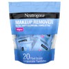 Makeup Remover Cleansing Towelette Singles Individually Wrapped, 20 Pre-moistened Towelettes