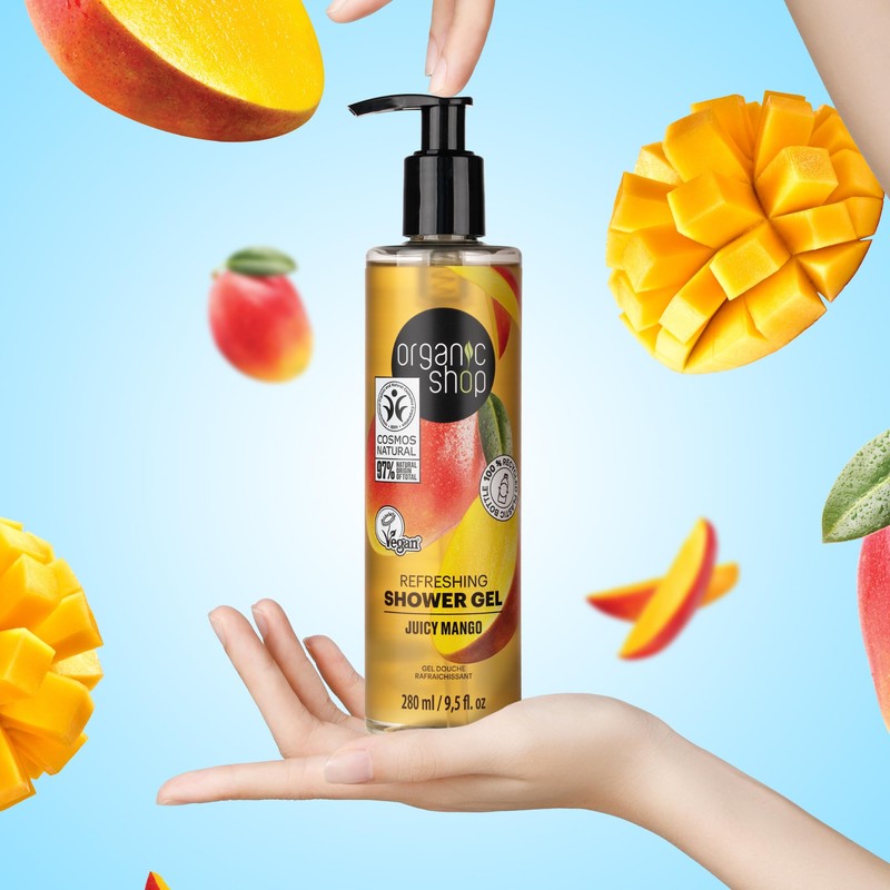 Organic Shop Refreshing Shower Gel Juicy Mango, 280 ml