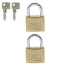 Burg-Wachter Burg-Wächter Duo 222 40 SB Padlock Set, Brass, Bügelstärke: