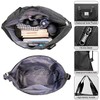 EliteKoopers Black Foldable Large Duffle Bags Waterproof Cabin Airplane Bag