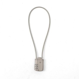 3-Digit Combination Silver Wire Lock Security Padlock