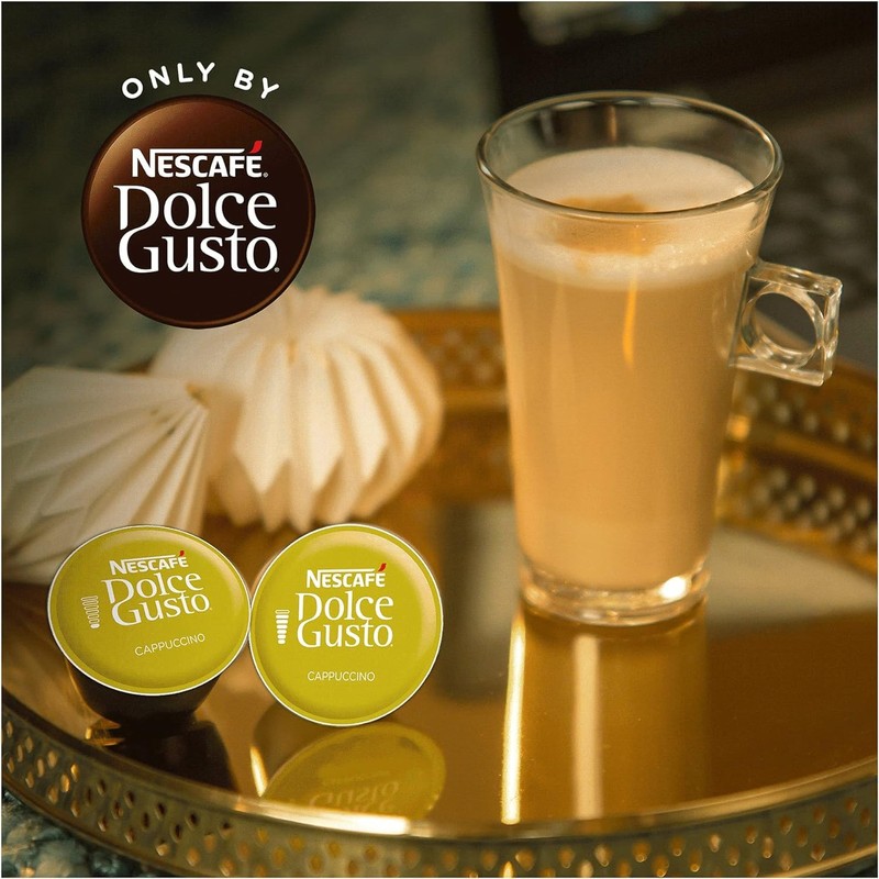 NESCAFÉ Dolce Gusto Cappuccino Coffee Pods, 16 Capsules