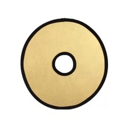 REFLEX CAMERA 2-in-1 Round Photography Reflector 30cm (11.8in) | Silver & Gold Reflective Surfaces | Hollow Center Design | Lightweight Portable Reflector with Carry Case (30cm (11.8in))