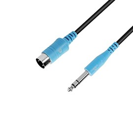 Adam Hall Cables 3 Star BV MIDI 0090 TRS/MIDI Cable Jack TRS x MIDI 5-Pin 0.9 m