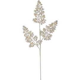 GLITTER FERN SPRAY 29''