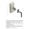 Beschläge Hamburg: Gro Prime DK 20-44ZAMAK MPN PVD Window Handles/Window