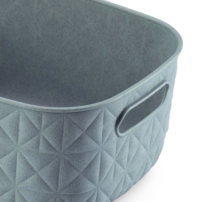 CURVER Softex 4x 4L Storage Baskets, 100 percent Recycled Material,