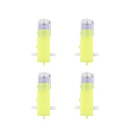 CHANCS DC Gear Motor 1:120 Double Shaft Votage 3-6V 4pcs for Robot Remote Control Car TT Motor Chassis