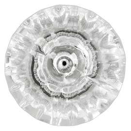 Hickory Hardware HH74689-CA14 Crystal Palace Collection Knob, 1-1/4 Inch, Crysacrylic Bright Nickel