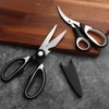 LEIAOLY Kitchen Scissors, Multi-Purpose Kitchen Shears, Heavy Duty Dishwasher Safe