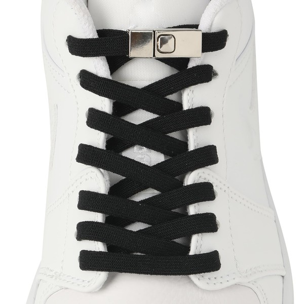 CCSOFTIME Round or Flat Elastic Shoelaces Without Tying for Children