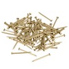 sourcing map Small Tiny Brass Nails 1.2x20mm for DIY Decorative