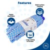 Mr Cleanie Chequered Strip Mop Replacement Head Refill for Household