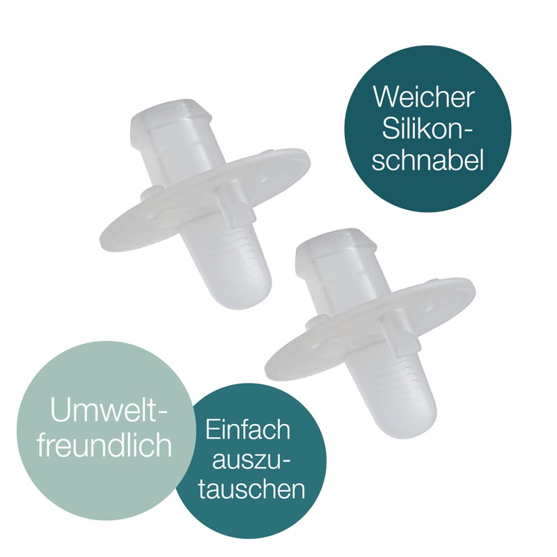 b.box Replacement Spout for Sports Beak Water Bottle Children (Pack