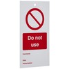 Caledonia Signs 53434 Do not Use Double Sided Safety Tags
