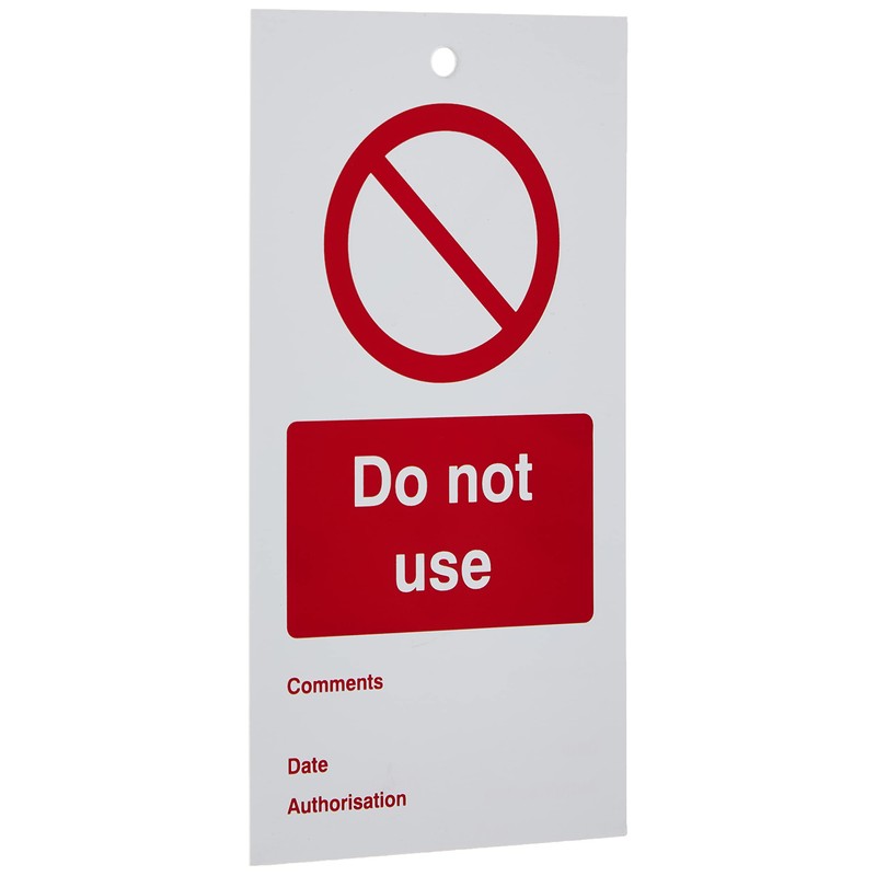 Caledonia Signs 53434 Do not Use Double Sided Safety Tags