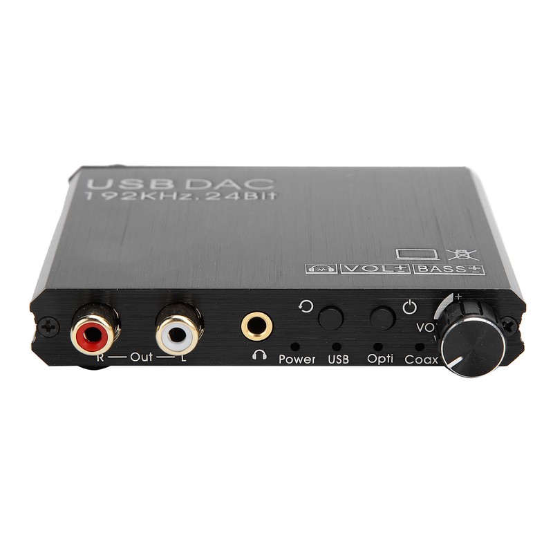 AY107 DAC Converter DigitaltoAnalog Audio Converter RCA 3.5mm Coaxial Optical