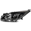 LSAILON Fit For Mazda 3 2010-2013 Headlight Assembly Black Housing