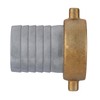 EASTRANS Aluminum Female Hose Fitting with Brass Nut, 3 inch