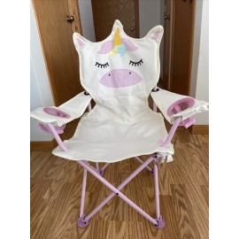 Firefly! Outdoor Gear Sparkle the Unicorn Kid's Camping Chair - Pink/Beige