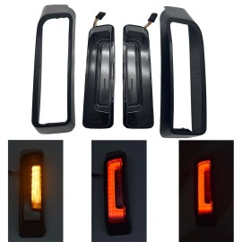 Unbranded LED Fender Tail Lights Turn Signal DRL For Harley Street Glide Road Glide 2024