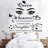 Girls Inspirational Wall Stickers Wall Art Quote Queen Wall Decals