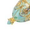 Egg Trinket Box Enamelled Jewelry Box Zinc Alloy Exquisite Jewelry