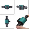 2PC Quick-Release in-line Shut-Off Valve for Garden Hose Pipe, Compatible