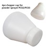 Jiabailie 4PCS Bottles Hopper Cups,PC02/PC03 Plastic Durable Electrostatic Sprayer Hopper