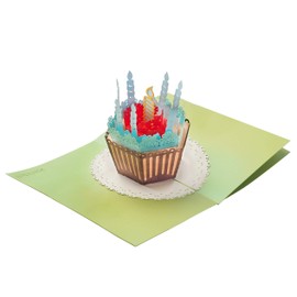 Birthday Card with Extra Page for Greetings – Surprising Congratulations Card for Anniversary Birthday & as a Congratulations Card – High-Quality 3D Pop-Up Card for Congratulations & Congratulations