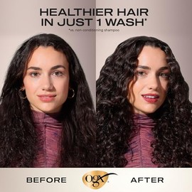 OGX, Shampoo Coconut Milk, Ideal para Cabello Seco y Dañado, Restaura e Hidrata Todo Tipo de Cabello, 577ML