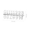 LALAFINA 45 Sets Arabic Clock Numerals Replacement DIY Digital Numbers