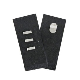 zalati Waistband Extenders Denim Material with 1 Buckle & 3 Buckle Holes for Jeans Pants Pregnancy Temporary Extension - Black