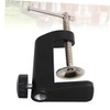 Gadpiparty 1PC Sturdy Metal Table Clip Thickened Round Buckle Desktop