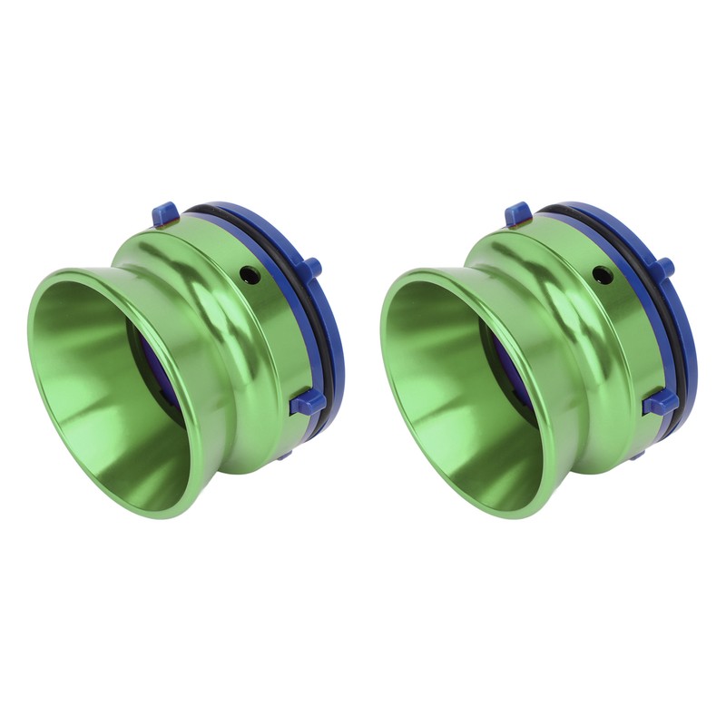 1 Pair NAB Hub Adapters Polished Aluminum Alloy Universal Loading