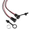 LUORNG 5Pcs 10A DC-099 Power Jack Cord Socket Threaded Female