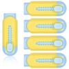 Pencil Erasers, Retractable Erasers for Pencils - Blue Yellow, Pack