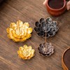 Lotus Shape Incense Holder with Incense Stick Tray:Multi-Functional Incense Burner