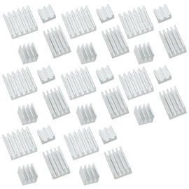 MTQY 32PCS Aluminium Radiator Cooler Kit Combined Heat Sinks Suitable for Model A B B+ 2/3/4/5 Boards