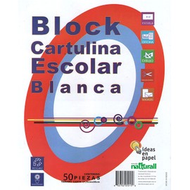 Cartulina Multiusos, tamaño carta blanca, 50 Hojas, para impresoras laser, inkjet, fotocopiadoras o trabajos artesanales Contiene material reciclado