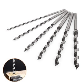 STARVAST Auger Drill Bit Set, 6-Piece Wood Drill Bit Long 230 mm, Auger Drill Bit Wood Drill Bit Diameter 6, 8, 10, 12, 14, 16 mm