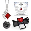 ShinyHug 925 Sterling Silver Pendant To My Wife Necklace from