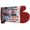 Raebel Oven Gloves Snowman Pack of 1 Oven Gloves BBQ