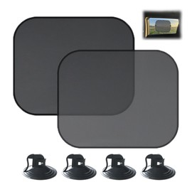 Sonnenschutz Auto Baby, 2 Stück Autofenster Sonnenschutz Kinder, Auto Seitenscheibe Mit UV Schutz, Universal Sonnenblende Kinder Mit Saugnäpfen (44x36 cm)