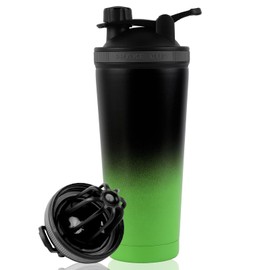 kiptyg 750 ml Protein Shaker Stainless Steel - Double Walled, Vacuum Insulated, BPA-Free - With Strainer Leak-Proof - Ideal for Sports, Fitness, Protein Shakes, Weight Gain Shakes