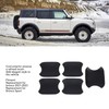 5PCS Car Exterior Door Handle Bowl Cover Protective Sticker Scratch