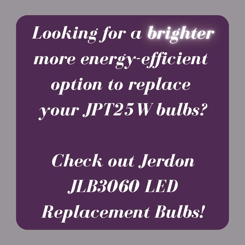 JERDON LED Replacement Light Bulb for Makeup Mirrors - (1)