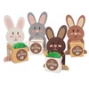 itenga Easter Nest Rabbit Band 4 x Rabbit Figures +
